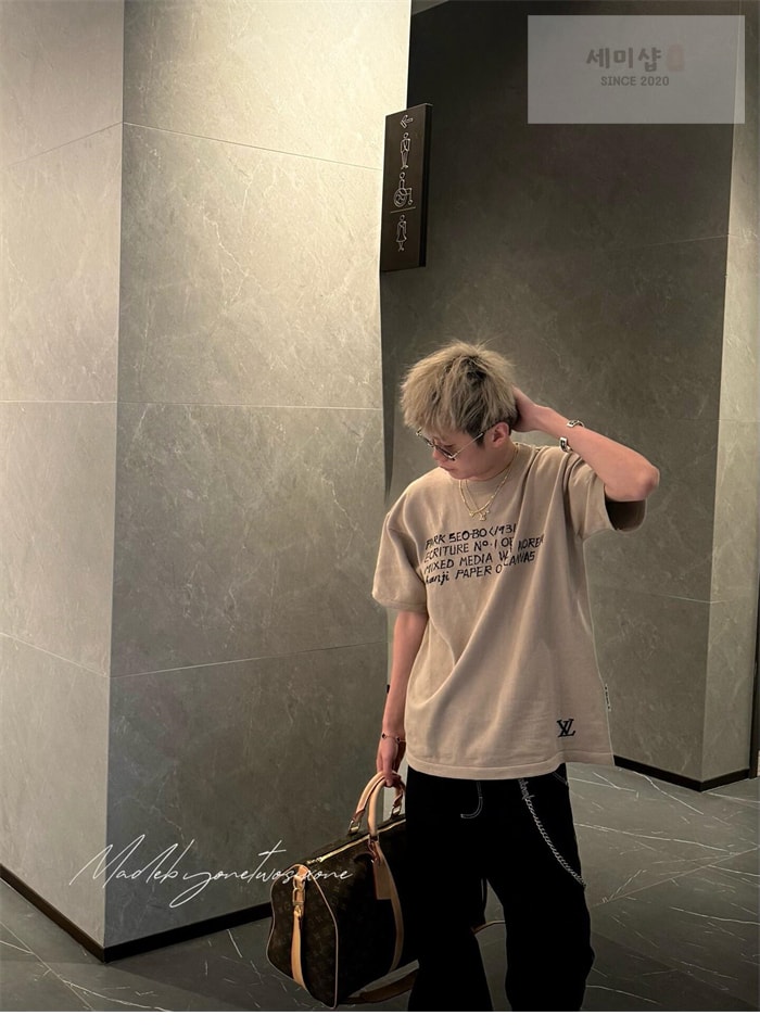 Louis Vuitton 루이비통 x 박서보 프린팅 반팔 티셔츠 의류 2번 이미지