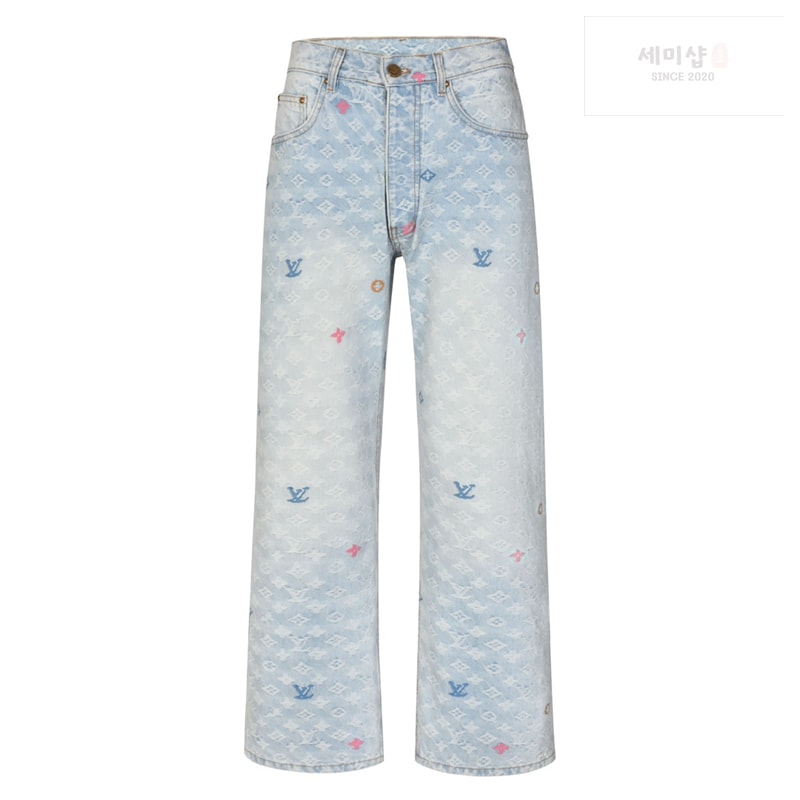 Louis Vuitton 루이비통 x 타일러 더 크리에이터 모노그램 데님 팬츠 의류 1번 이미지
