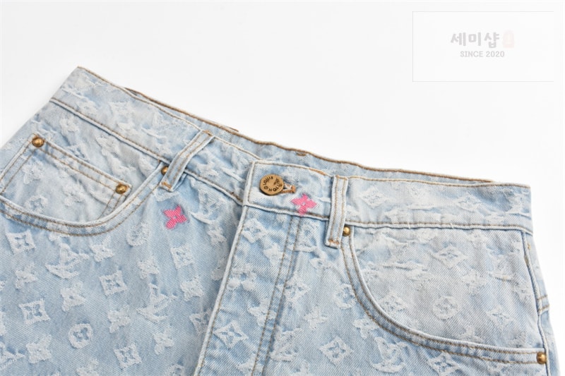 Louis Vuitton 루이비통 x 타일러 더 크리에이터 모노그램 데님 팬츠 의류 11번 이미지