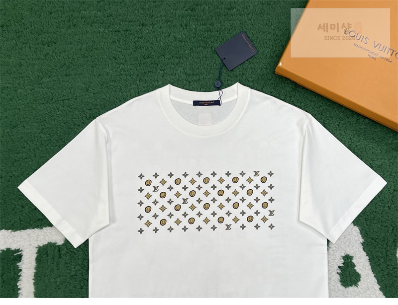 Louis Vuitton 루이비통 x CPFM 스마일 LV 반팔 티셔츠 의류 5번 이미지