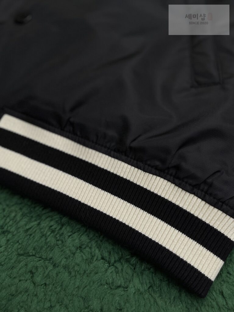 Louis Vuitton 24SS루이비통 엠브로이더드 나일론 베이스볼 블루종 점퍼 블랙 의류 8번 이미지