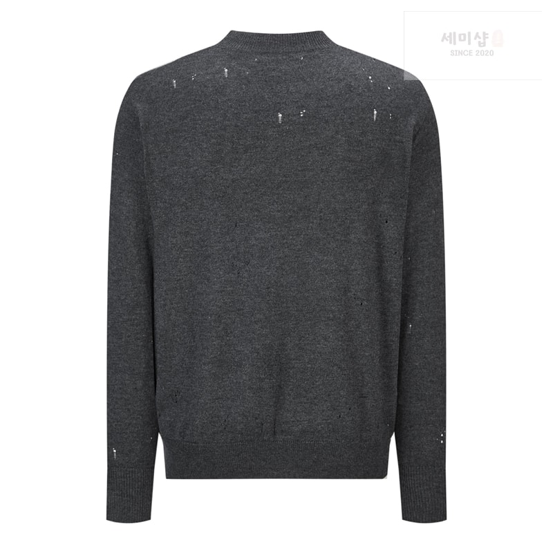 Maison Margiela 메종마르지엘라 누메릭 울 스웨터 그레이 의류 6번 이미지