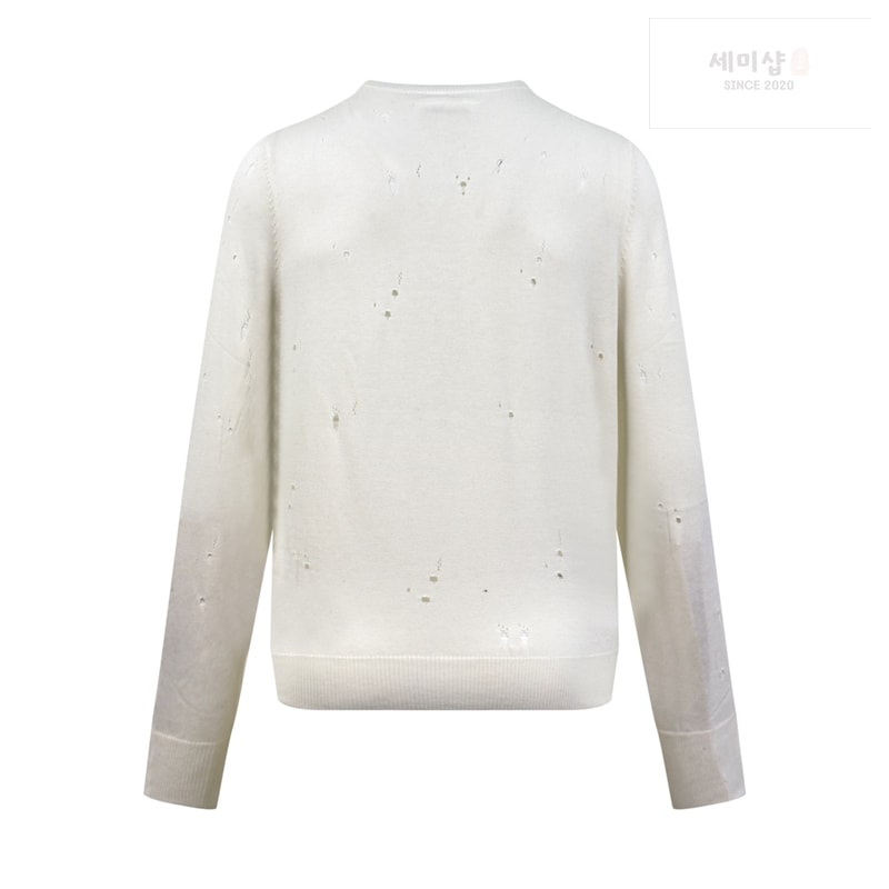 Maison Margiela 메종마르지엘라 뉴메릭 시그니처 MM6 스웨터 그레이 의류 8번 이미지