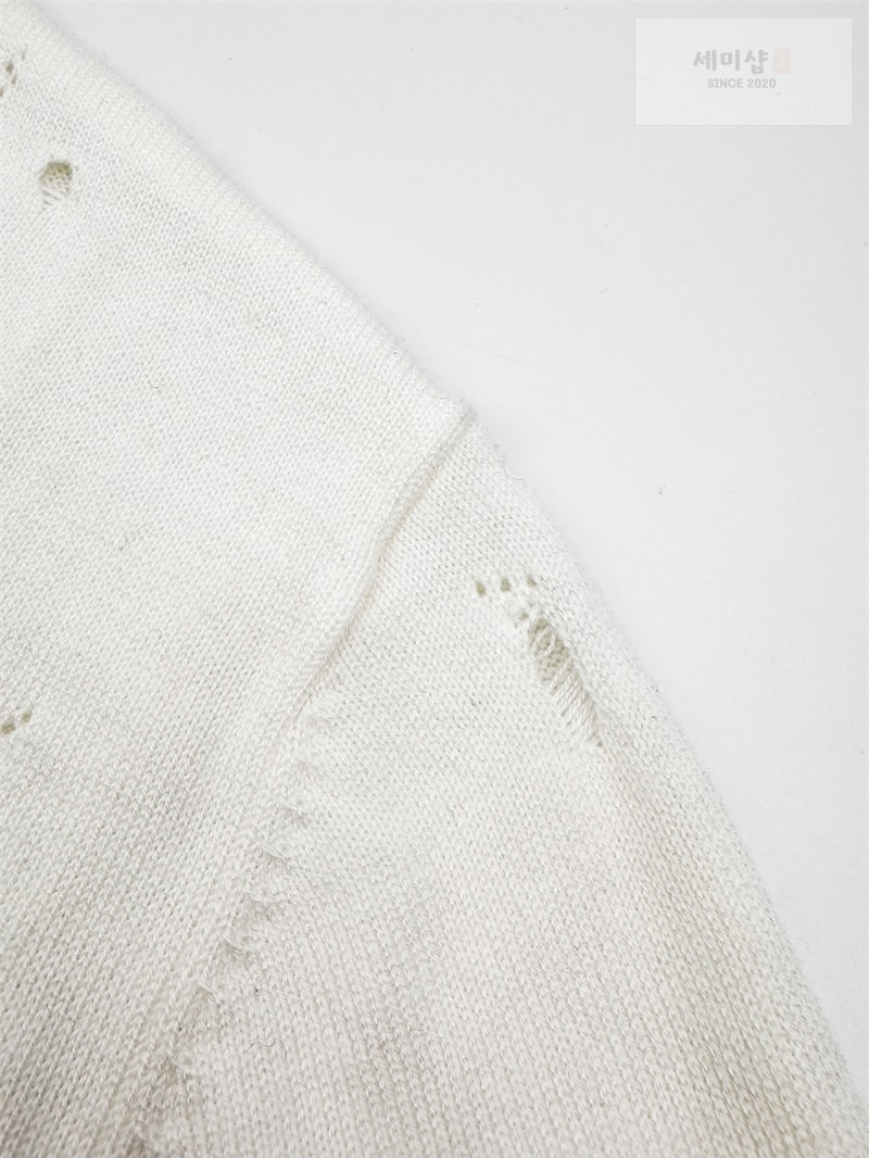 Maison Margiela 메종마르지엘라 뉴메릭 시그니처 MM6 스웨터 그레이 의류 9번 이미지