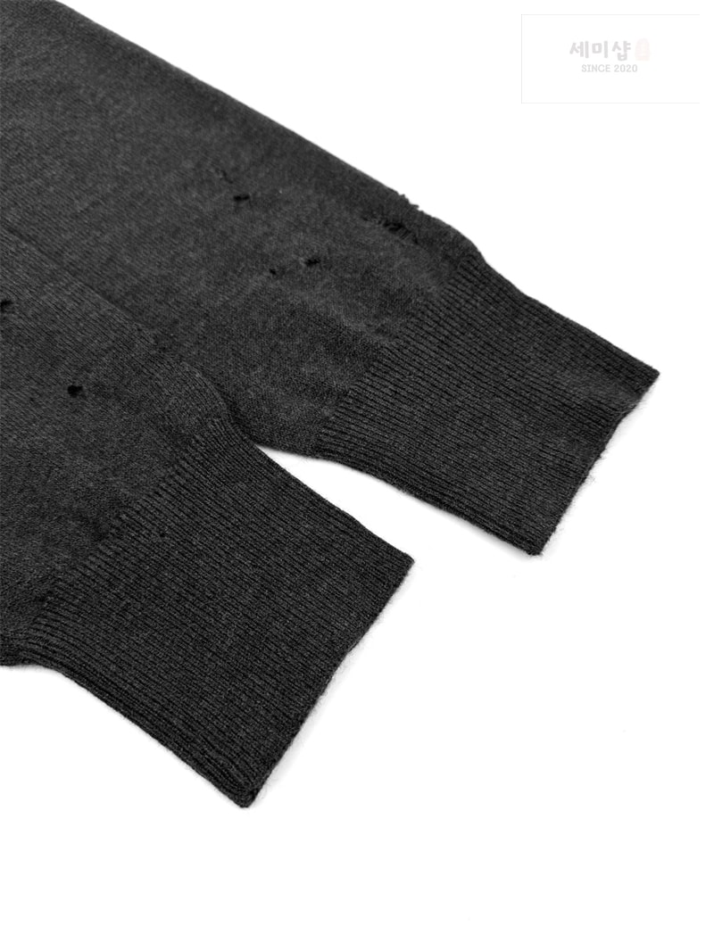 Maison Margiela 메종마르지엘라 뉴메릭 시그니처 MM6 스웨터 그레이 의류 16번 이미지