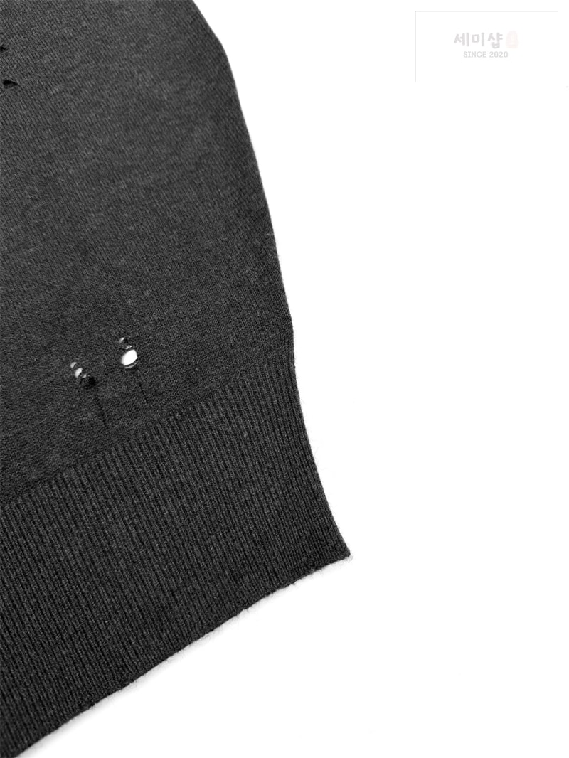 Maison Margiela 메종마르지엘라 뉴메릭 시그니처 MM6 스웨터 그레이 의류 14번 이미지