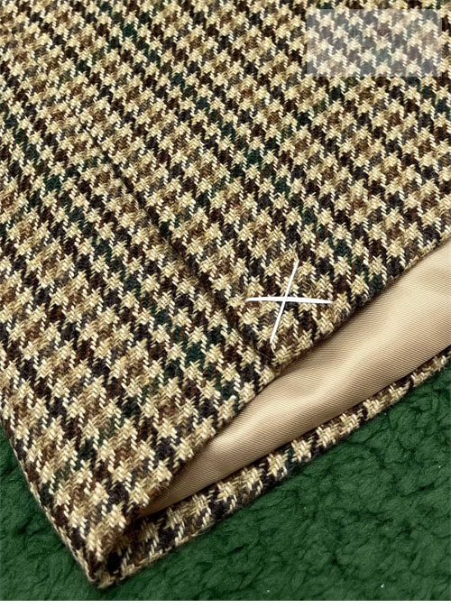 Maison Margiela 메종마르지엘라 체크 울 브이넥 히든 자켓 의류 8번 이미지