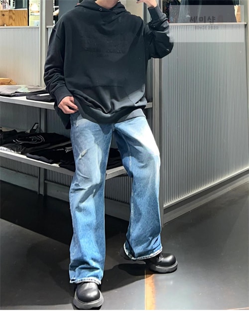 Maison Margiela 메종마르지엘라 MM6 넘버스 로고 후디 의류 9번 이미지