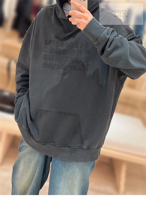 Maison Margiela 메종마르지엘라 MM6 넘버스 로고 후디 의류 10번 이미지