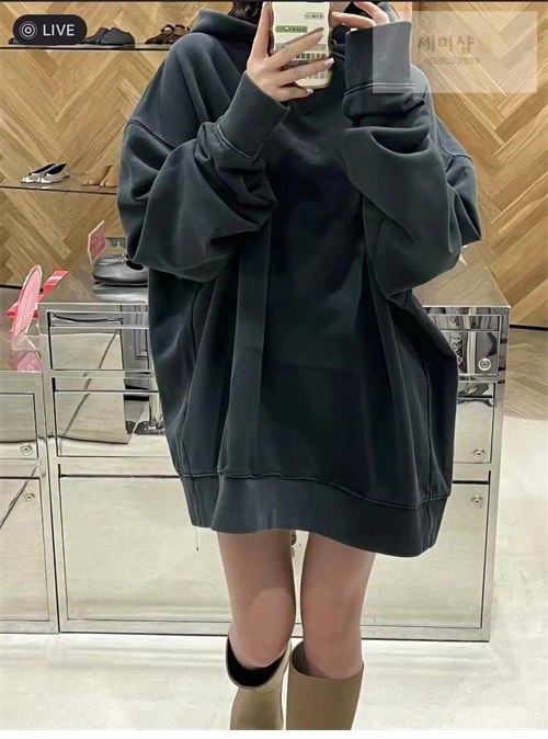 Maison Margiela 메종마르지엘라 MM6 넘버스 로고 후디 의류 7번 이미지