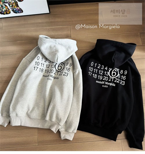 Maison Margiela 메종마르지엘라 MM6 스티치 로고 후디 레플리카 4번 이미지 - 의류 | 세미샵 레플리카 사이트