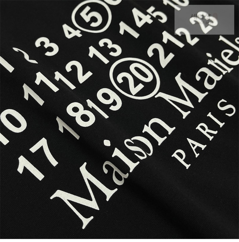 Maison Margiela 메종마르지엘라 MM6 시그니처 520 넘버 반팔 티셔츠 레플리카 9번 이미지 - 의류 | 세미샵 레플리카 사이트