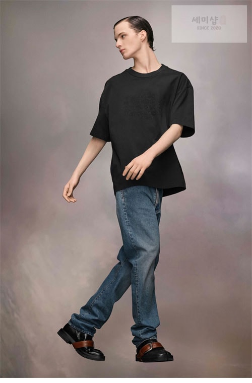 Maison Margiela 메종마르지엘라 MM6 Logo 자수 반팔 티셔츠 의류 2번 이미지