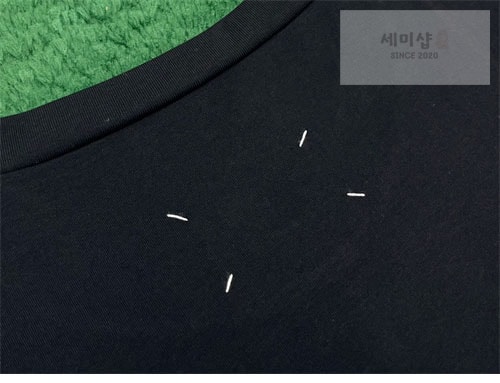 Maison Margiela 메종마르지엘라 MM6 Logo 자수 반팔 티셔츠 의류 10번 이미지