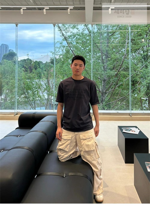 Maison Margiela 메종마르지엘라 MM6 Logo 자수 반팔 티셔츠 의류 20번 이미지