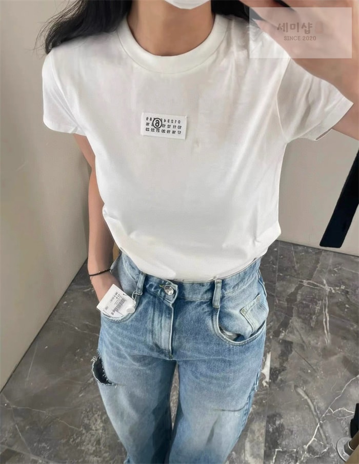 Maison Margiela 메종 마르지엘라 누메릭 시그니처 티셔츠 의류 1번 이미지