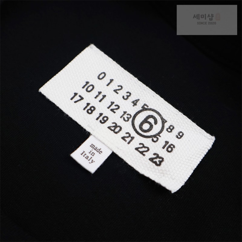 Maison Margiela 메종 마르지엘라 뉴메틱 로고 코튼 반팔 티셔츠 의류 5번 이미지