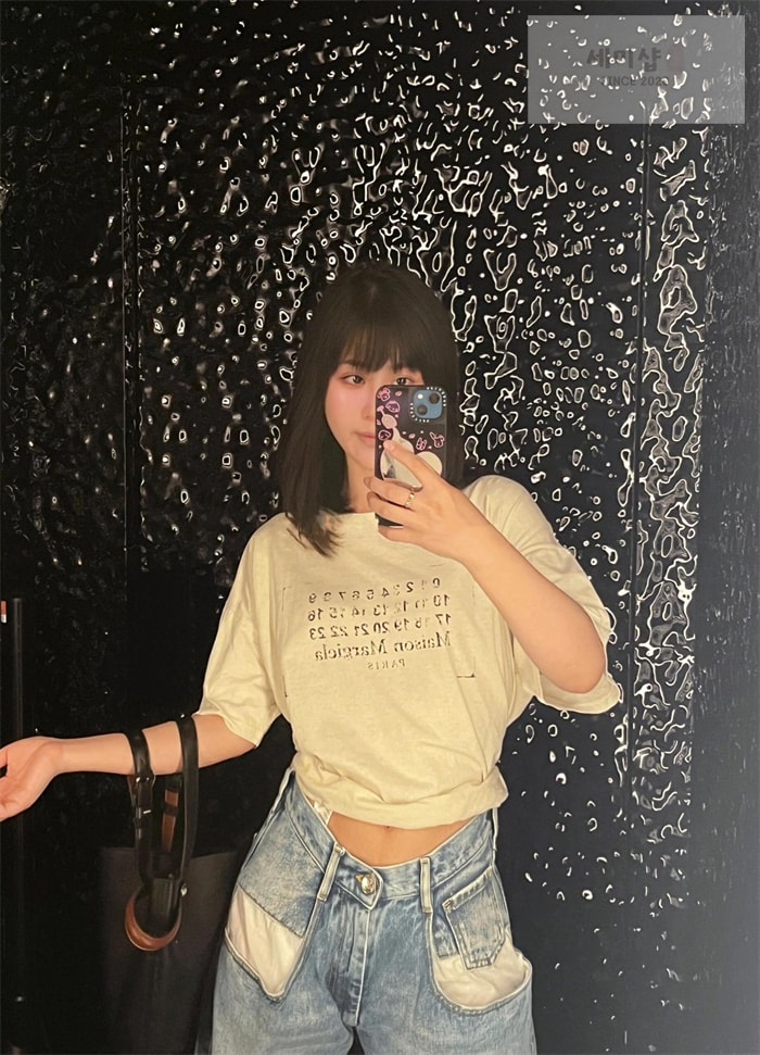 메종마르지엘라 메종 마르지엘라 스탬프 로고 코튼 티셔츠 레플리카 18번 이미지 - 의류 | 세미샵 레플리카 사이트