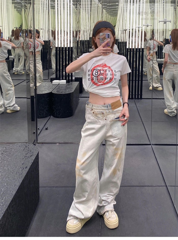 Maison Margiela 메종 마르지엘라 이어 오브 더 스네이크 반팔 티셔츠 의류 2번 이미지