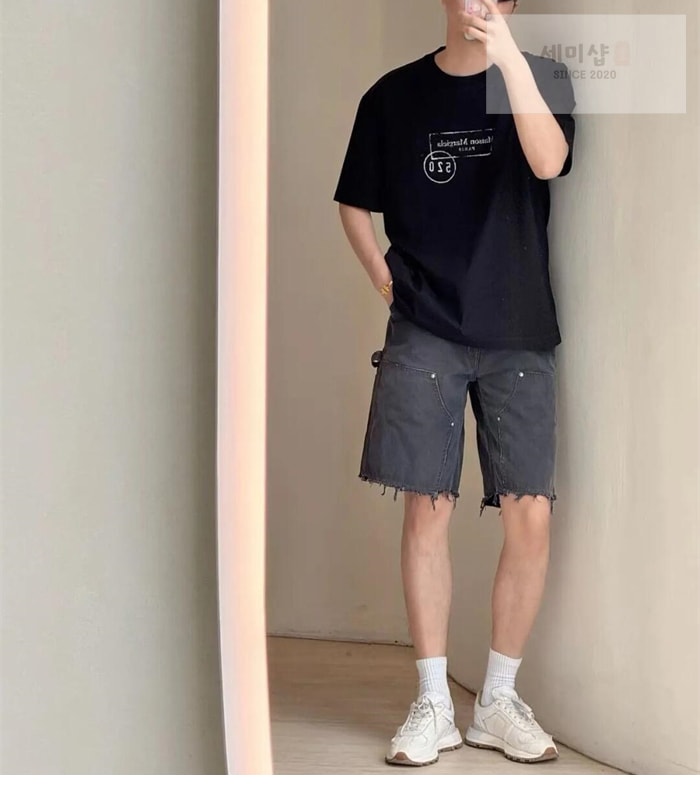 Maison Margiela 메종 마르지엘라 520 로고 반팔 티셔츠 레플리카 14번 이미지 - 의류 | 세미샵 레플리카 사이트