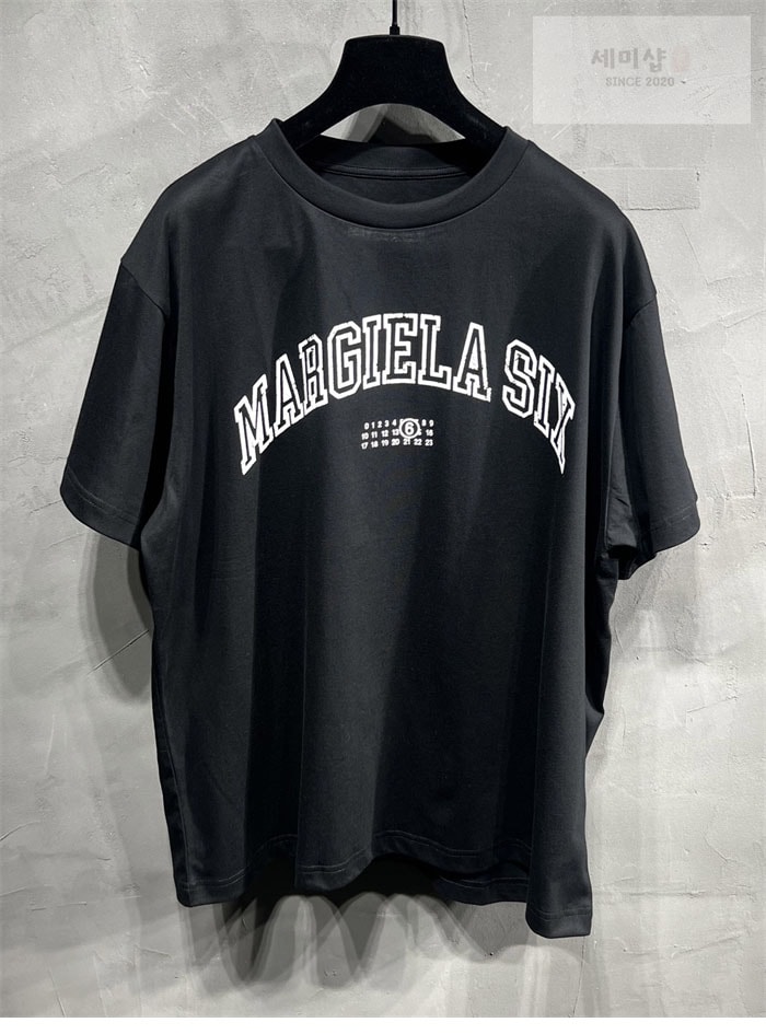 Maison Margiela 메종 마르지엘라 MM6 로고 반팔 티셔츠 의류 3번 이미지