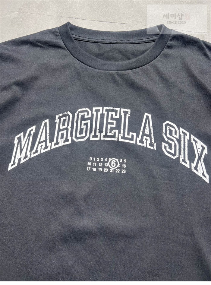 Maison Margiela 메종 마르지엘라 MM6 로고 반팔 티셔츠 의류 5번 이미지