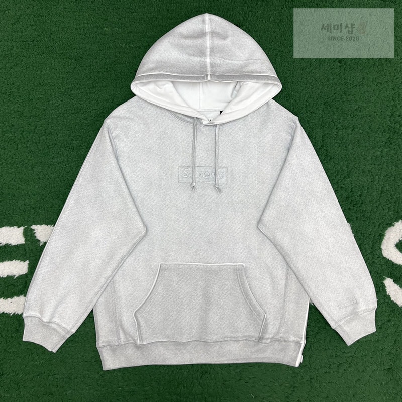 Maison Margiela 메종 마르지엘라 x 슈프림 포일 박스로고 후드 레플리카 1번 이미지 - 의류 | 세미샵 레플리카 사이트