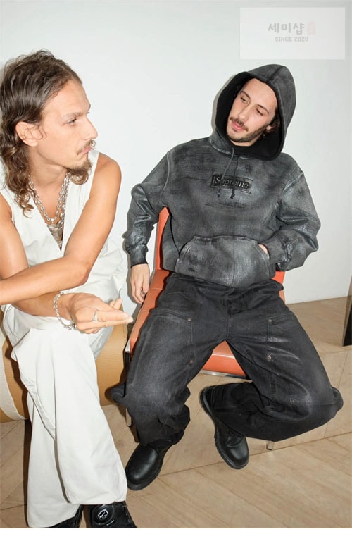 Maison Margiela 메종 마르지엘라 x 슈프림 포일 박스로고 후드 레플리카 31번 이미지 - 의류 | 세미샵 레플리카 사이트