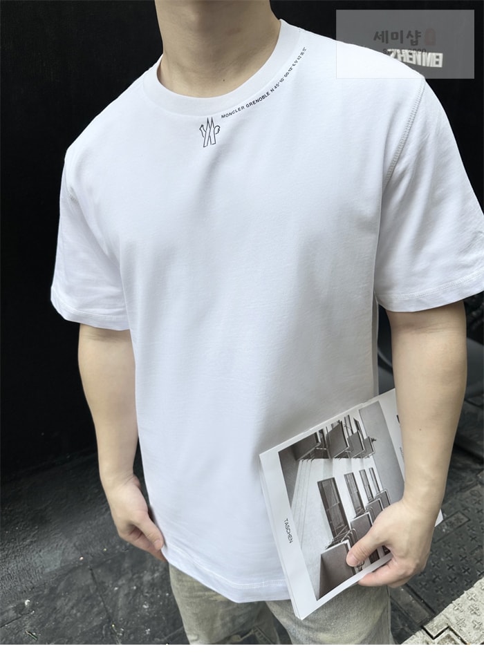 Moncler 몽클레어 그레노블 로고 반팔 티셔츠 의류 4번 이미지