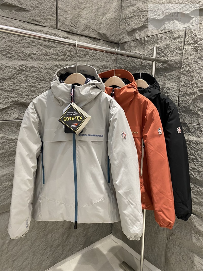Moncler 몽클레어 그레노블 쉽톤 윈드브레이커 후드 블랙 연갈색 의류 2번 이미지