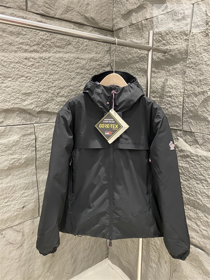 Moncler 몽클레어 그레노블 쉽톤 윈드브레이커 후드 블랙 연갈색 의류 5번 이미지