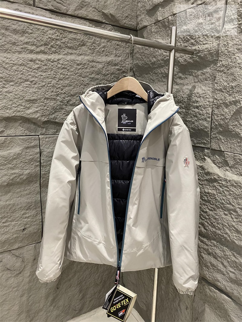 Moncler 몽클레어 그레노블 쉽톤 윈드브레이커 후드 블랙 연갈색 의류 9번 이미지