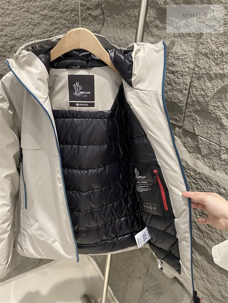 Moncler 몽클레어 그레노블 쉽톤 윈드브레이커 후드 블랙 연갈색 의류 17번 이미지