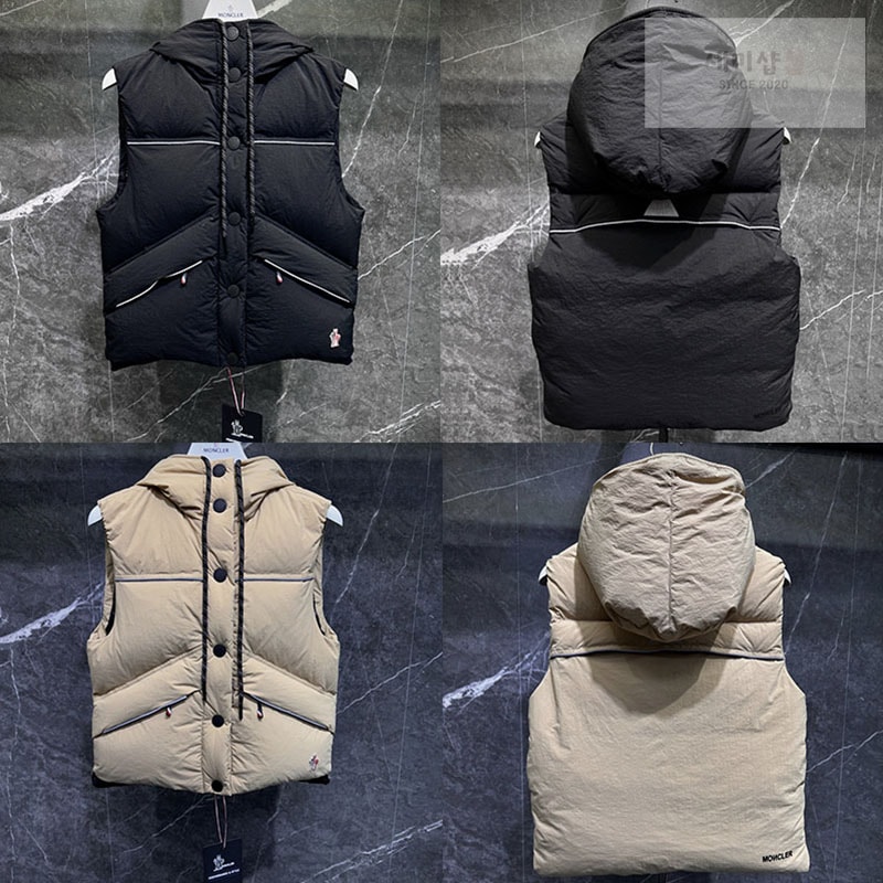 Moncler 몽클레어 그레노블 Arolla 아룰라 테크 다운 패딩 베스트 블랙 의류 19번 이미지