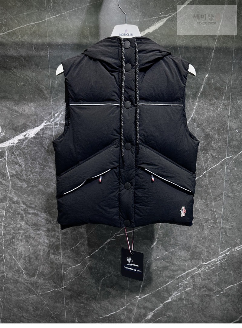 Moncler 몽클레어 그레노블 Arolla 아룰라 테크 다운 패딩 베스트 블랙 의류 3번 이미지