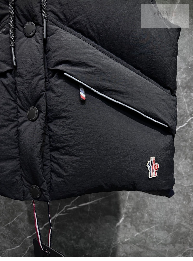 Moncler 몽클레어 그레노블 Arolla 아룰라 테크 다운 패딩 베스트 블랙 의류 5번 이미지