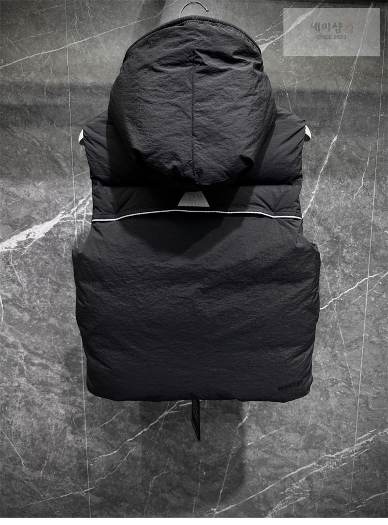 Moncler 몽클레어 그레노블 Arolla 아룰라 테크 다운 패딩 베스트 블랙 의류 6번 이미지