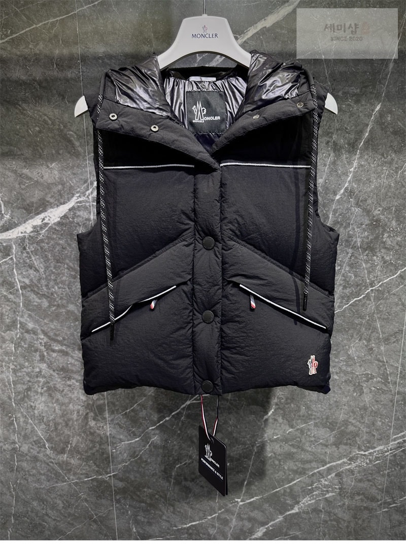 Moncler 몽클레어 그레노블 Arolla 아룰라 테크 다운 패딩 베스트 블랙 의류 7번 이미지