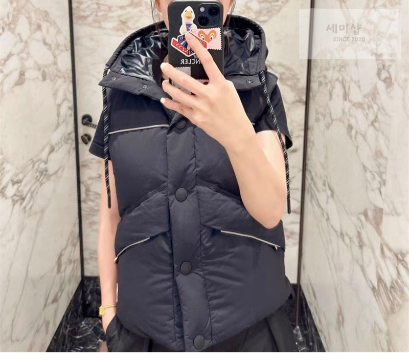 Moncler 몽클레어 그레노블 Arolla 알로아 다운 베스트 블랙 의류 4번 이미지