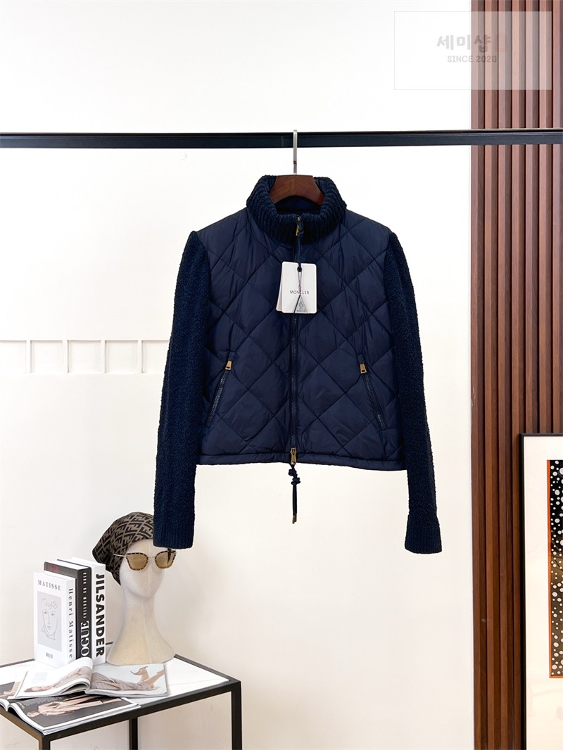 Moncler 몽클레어 다운 패널 코튼 블렌드 가디건 화이트 의류 5번 이미지