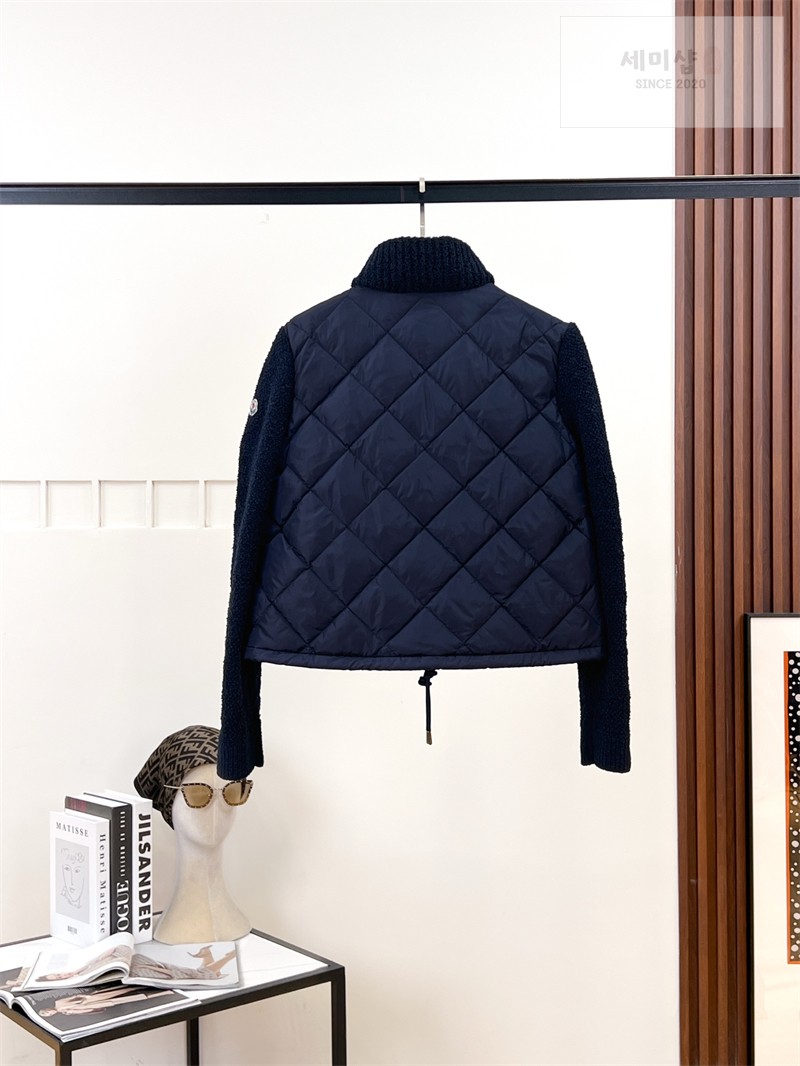 Moncler 몽클레어 다운 패널 코튼 블렌드 가디건 화이트 의류 6번 이미지
