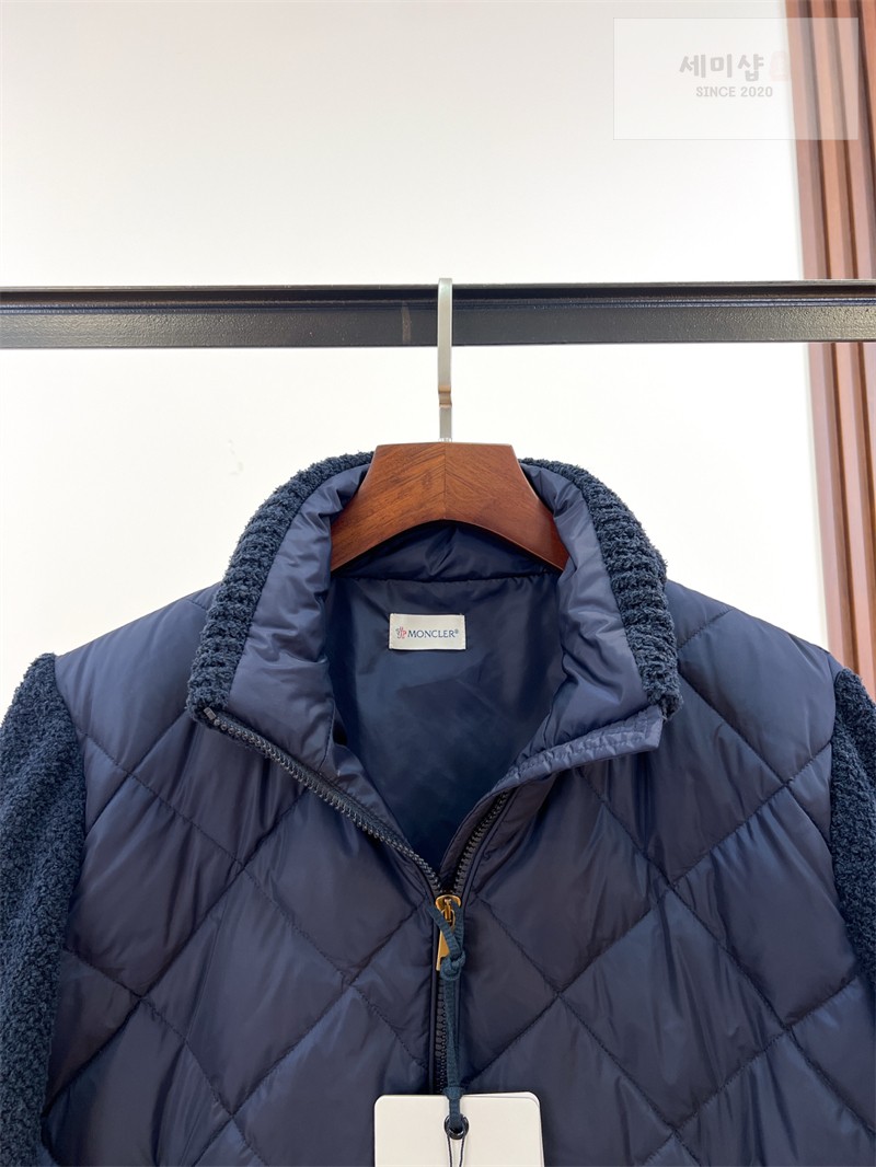Moncler 몽클레어 다운 패널 코튼 블렌드 가디건 화이트 의류 7번 이미지