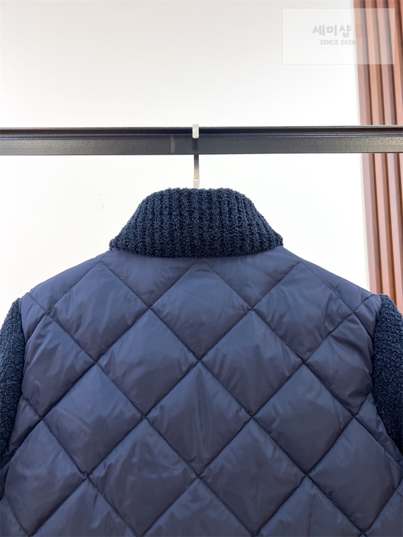 Moncler 몽클레어 다운 패널 코튼 블렌드 가디건 화이트 의류 8번 이미지