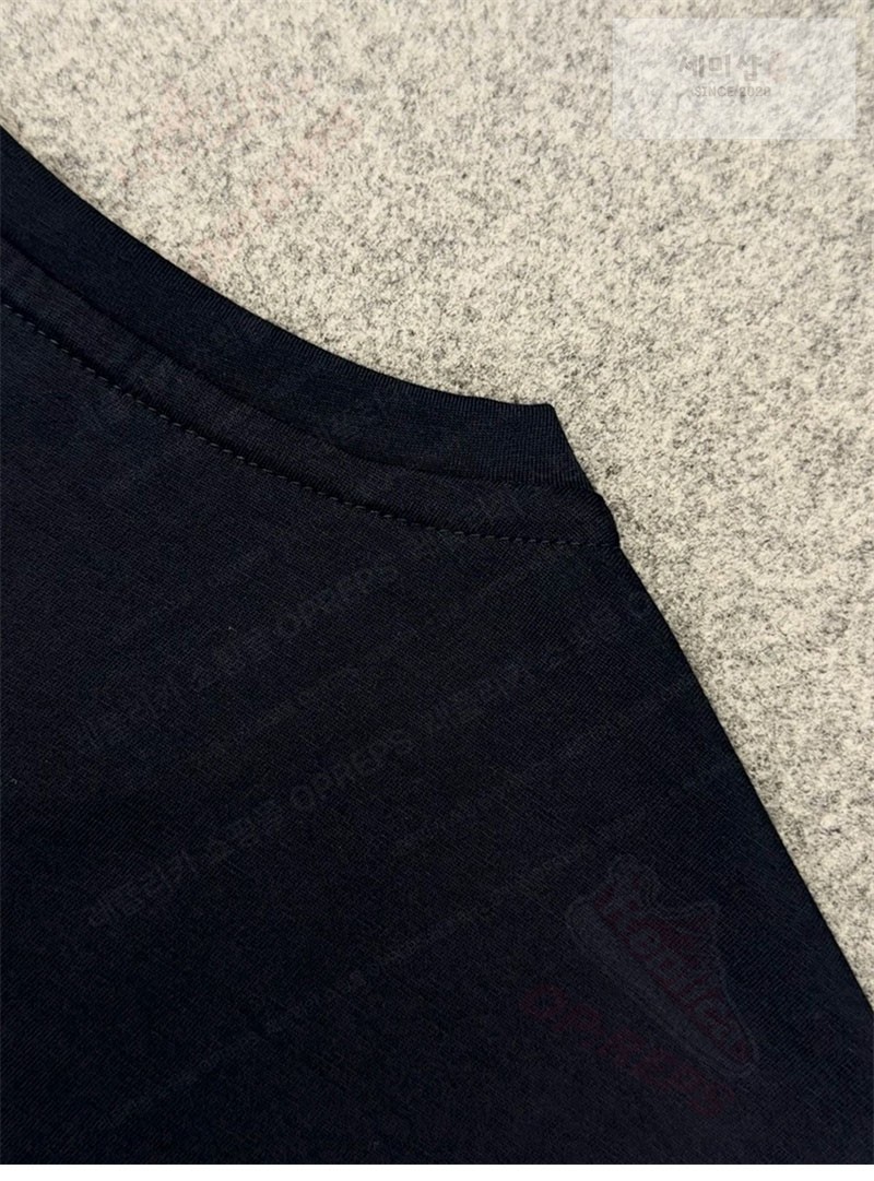 Moncler 몽클레어 더블 로고 패치 티셔츠 블랙 의류 20번 이미지