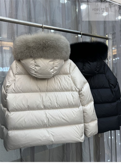 Moncler 몽클레어 라이체퍼 Laichefur 숏 다운 패딩 자켓 의류 11번 이미지