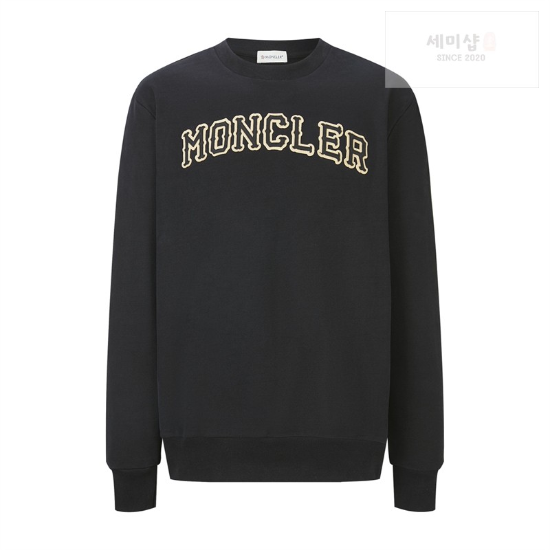 Moncler 몽클레어 레터링 자수 코튼 스웨트셔츠 의류 1번 이미지
