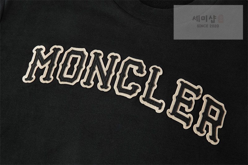 Moncler 몽클레어 레터링 자수 코튼 스웨트셔츠 의류 8번 이미지