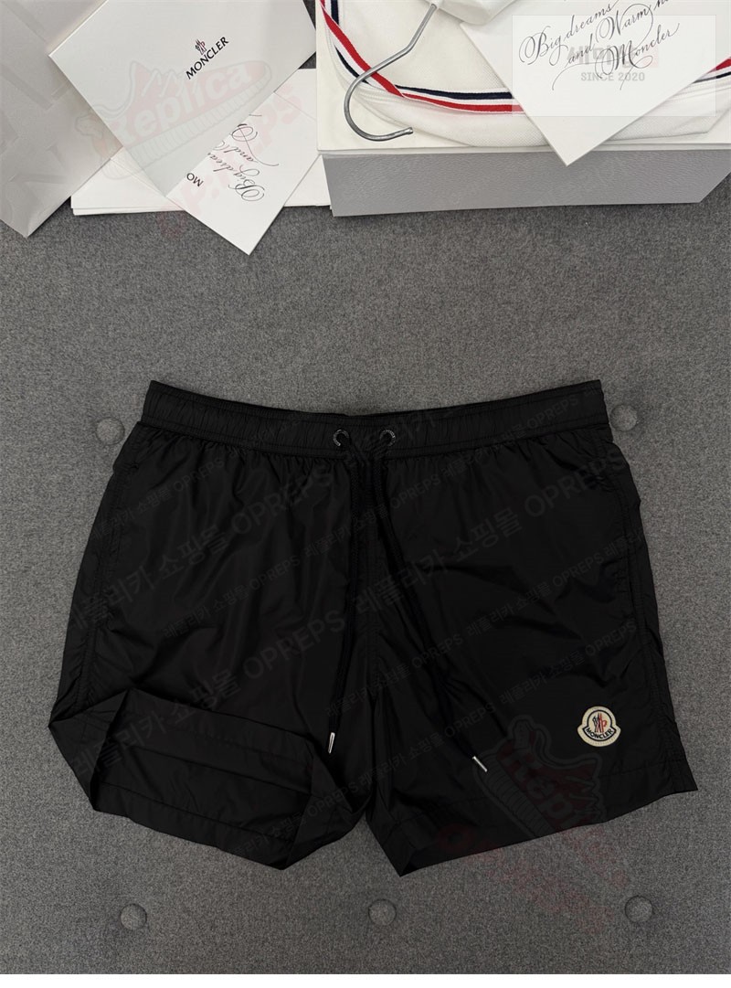 Moncler 몽클레어 로고 와펜 스윔 팬츠 의류 7번 이미지