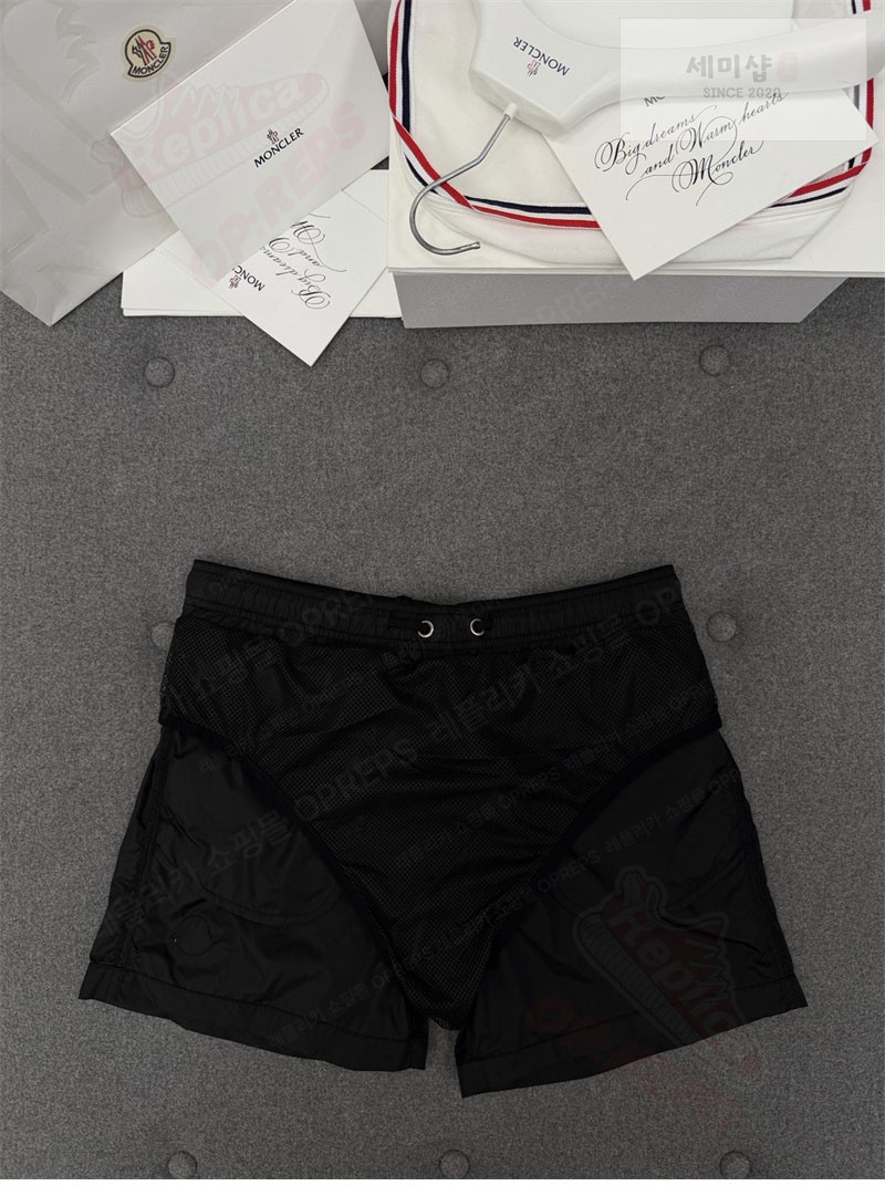 Moncler 몽클레어 로고 와펜 스윔 팬츠 의류 11번 이미지