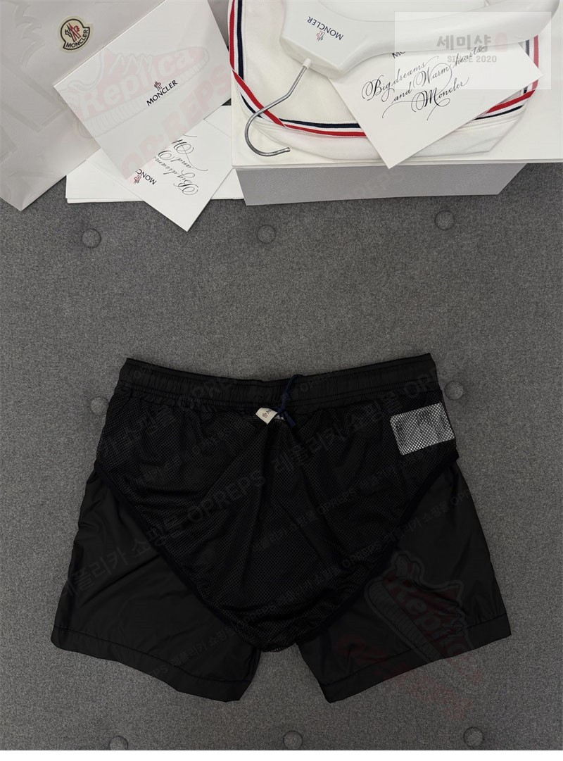 Moncler 몽클레어 로고 와펜 스윔 팬츠 의류 12번 이미지